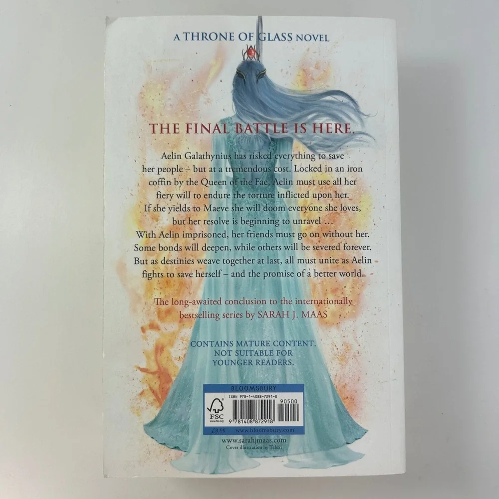 Kingdom of Ash UK by Sarah J. Maas Throne of Glass